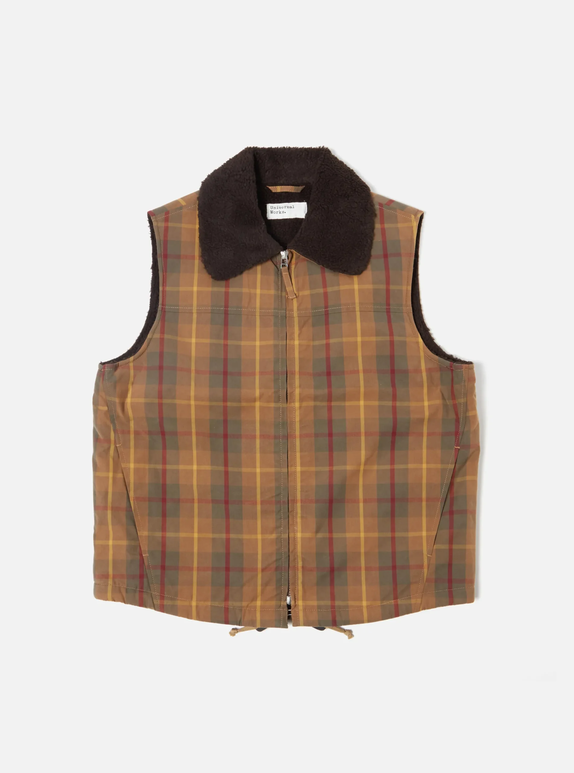 Best Atlas Gilet In Cinnamon British Drywax Check Men Waistcoats & Gilets.