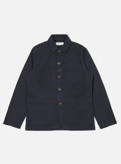 Hot Bakers Chore Jacket In Black Nebraska Cotton Men Jackets.