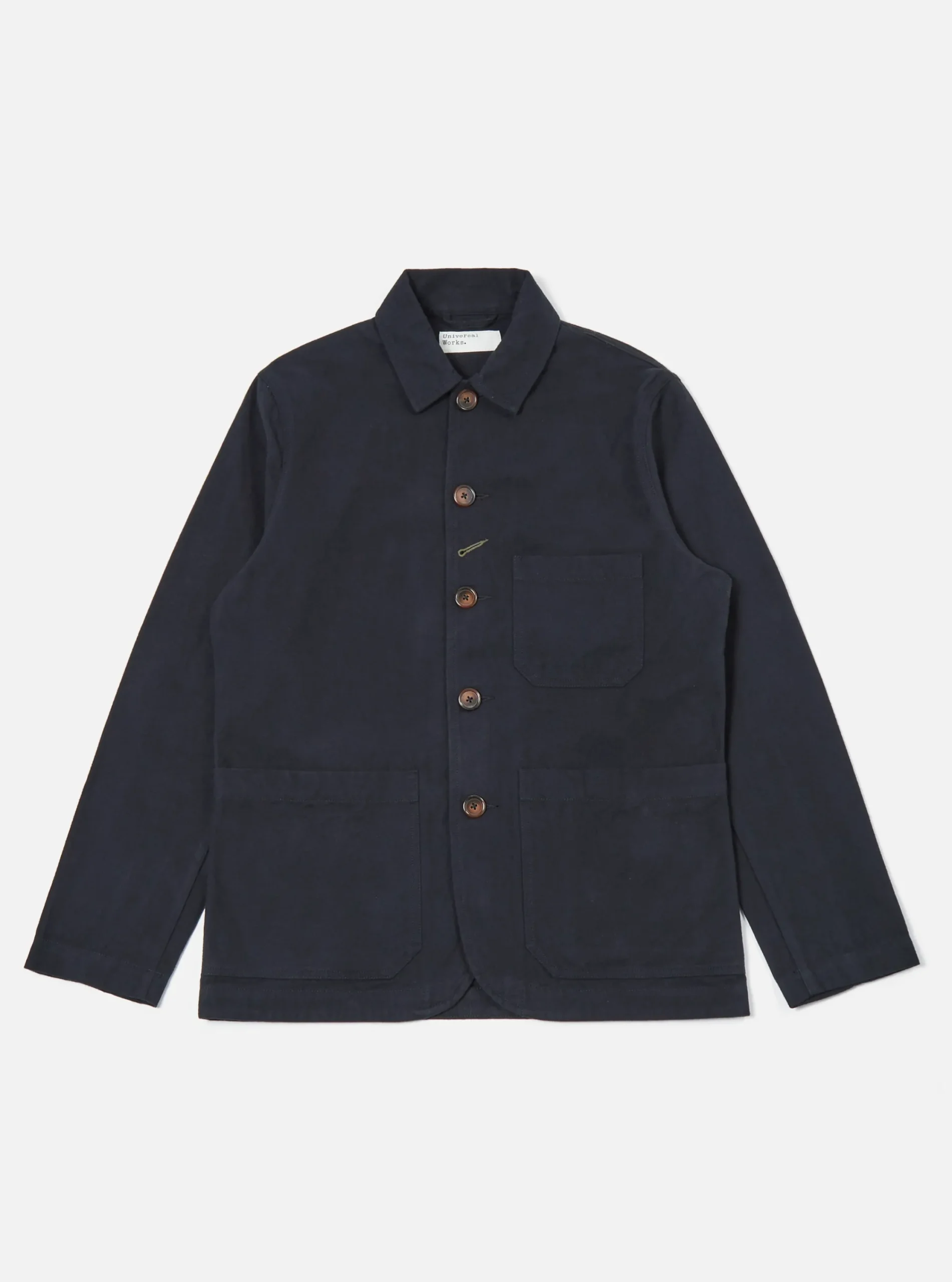 Hot Bakers Chore Jacket In Black Nebraska Cotton Men Jackets.