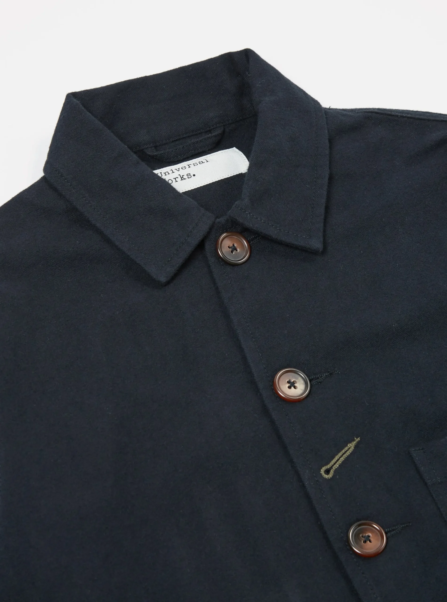 Hot Bakers Chore Jacket In Black Nebraska Cotton Men Jackets.