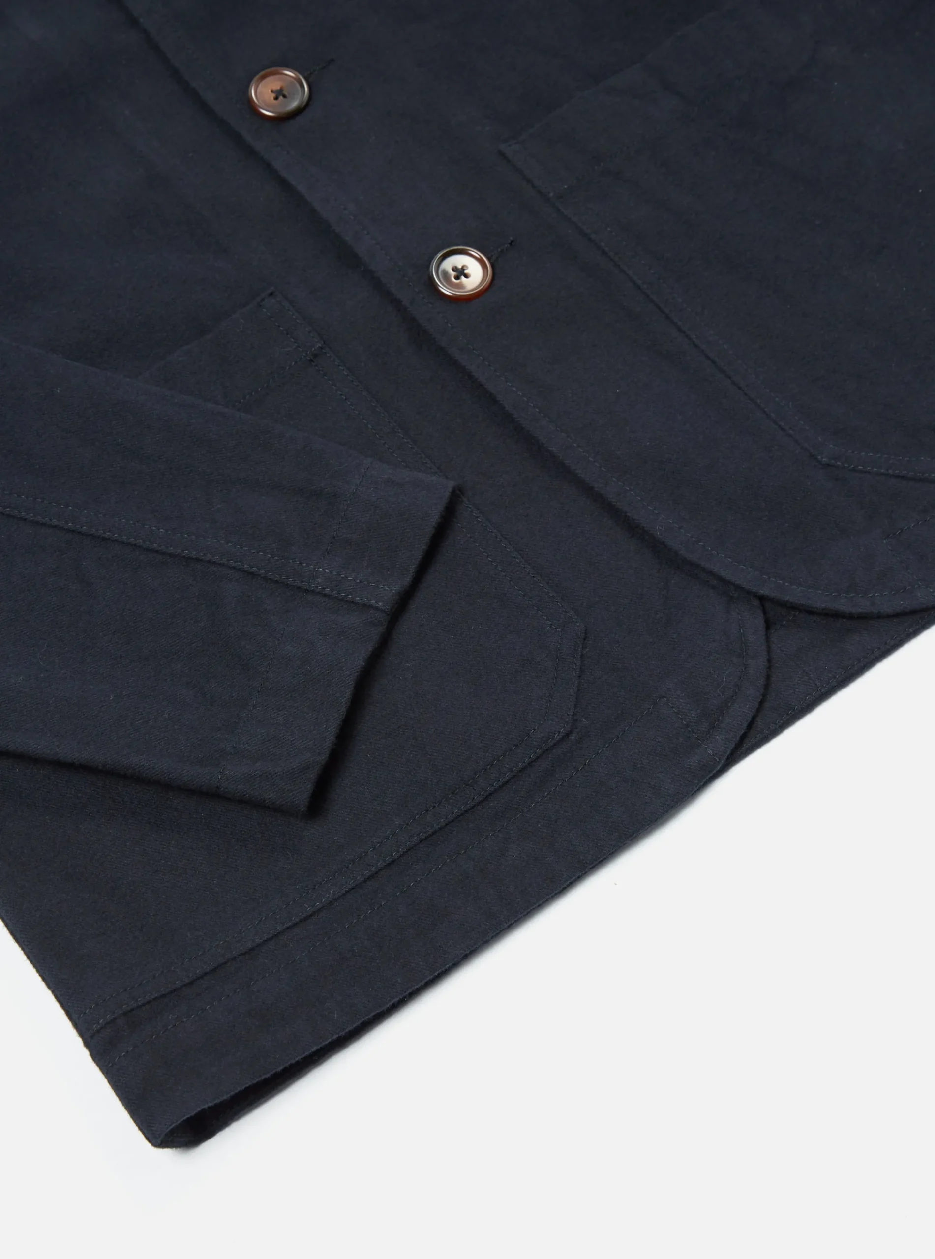 Hot Bakers Chore Jacket In Black Nebraska Cotton Men Jackets.