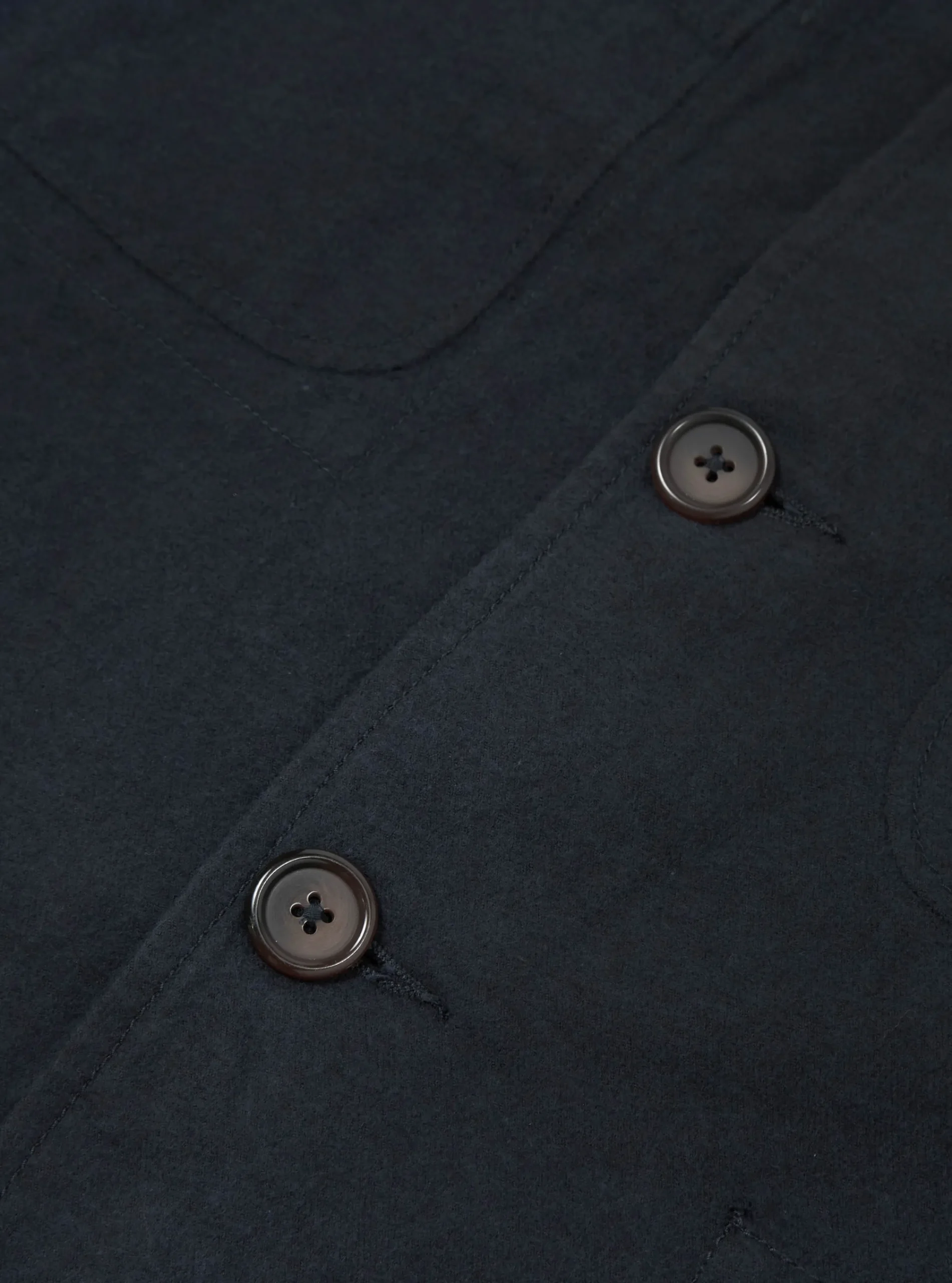 Hot Bakers Chore Jacket In Black Nebraska Cotton Men Jackets.