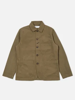Fashion Bakers Chore Jacket In Olive Nebraska Cotton Men Jackets.