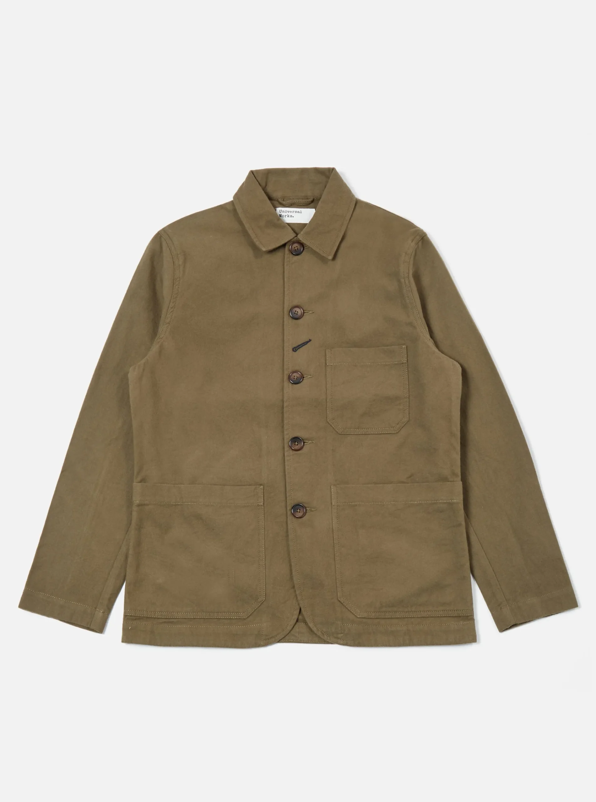 Fashion Bakers Chore Jacket In Olive Nebraska Cotton Men Jackets.