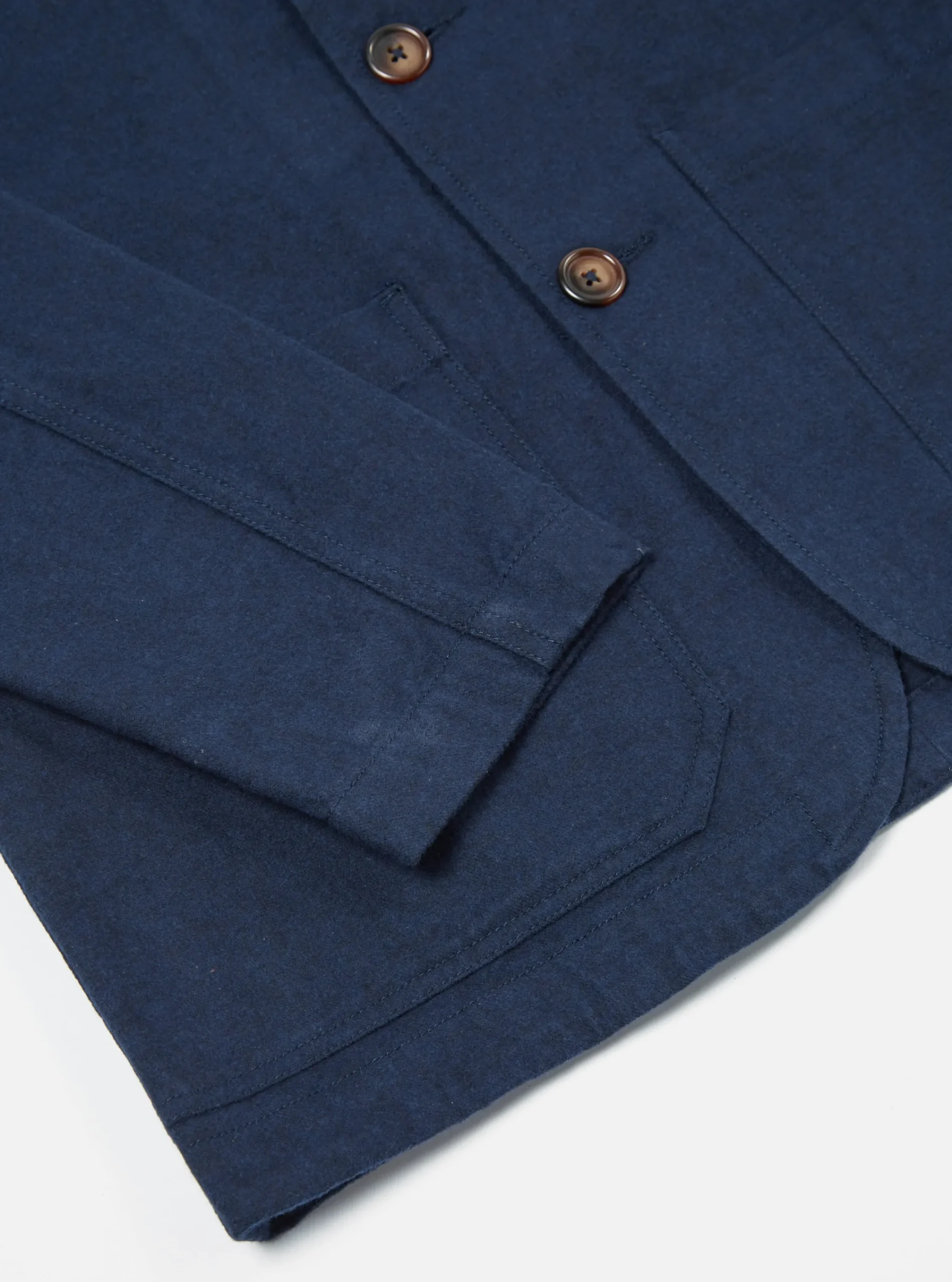 Flash Sale Bakers Chore Jacket In Navy Nebraska Cotton Men Jackets.