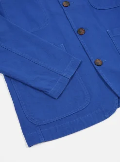 Cheap Bakers Jacket In Royal Blue Byron Twill Men Jackets.