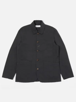 Flash Sale Bakers Jacket In Black Twill Men Jackets.