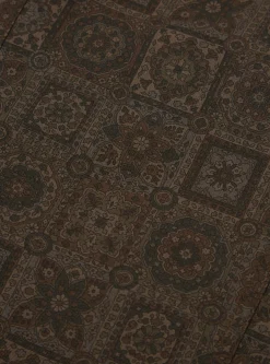 Shop Bakers Jacket In Black Japanese Print Twill Men Jackets.