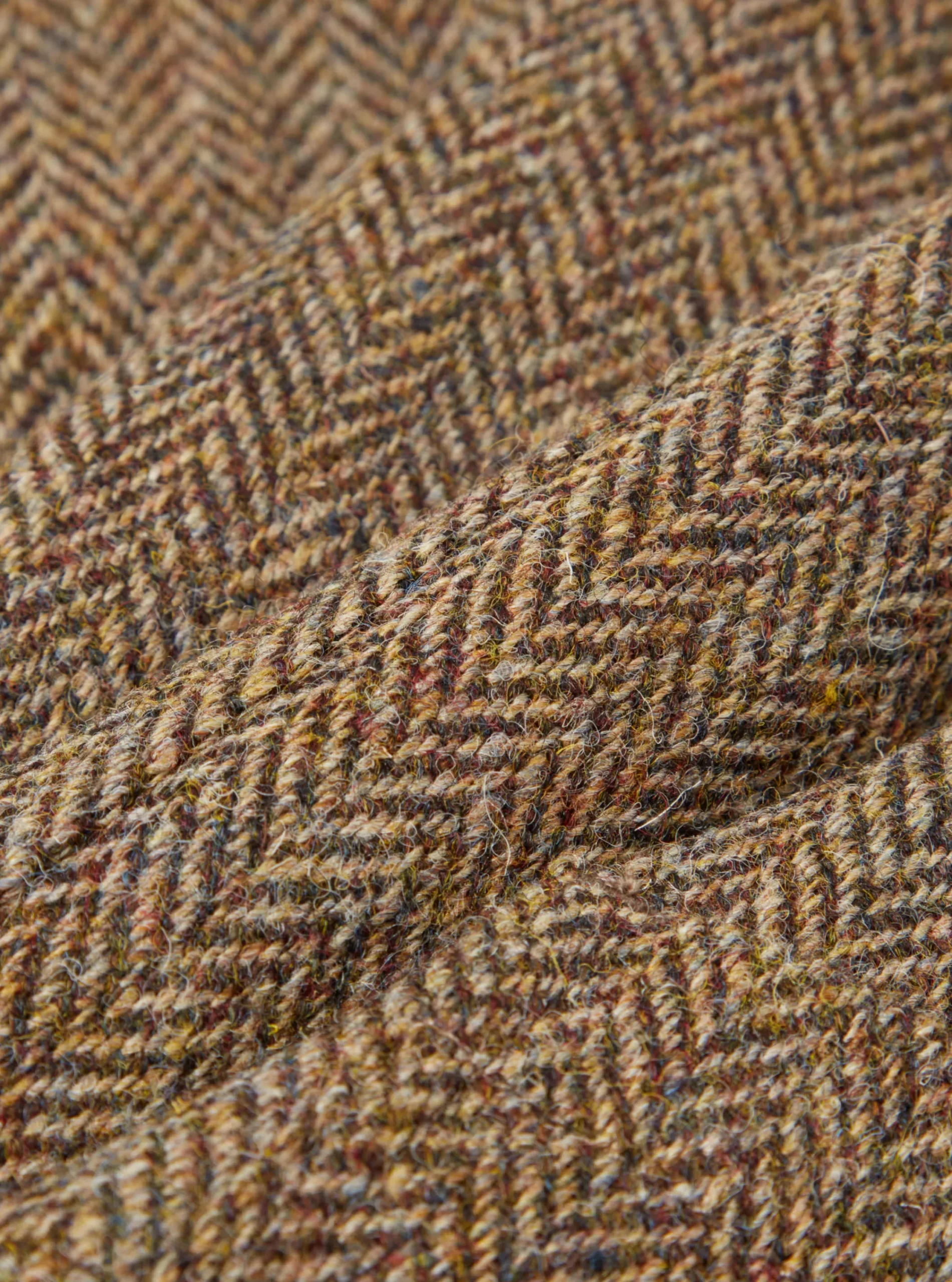 Online Bakers Jacket In Brown Herringbone Harris Tweed Men Coats & Outerwear.