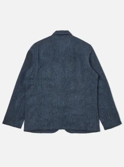 Clearance Bakers Jacket In Navy Herringbone Harris Tweed Men Coats & Outerwear.
