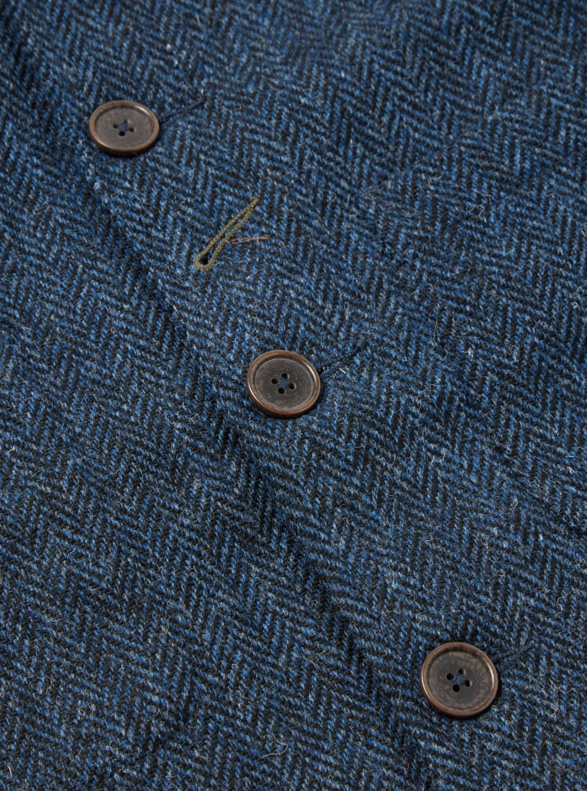 Clearance Bakers Jacket In Navy Herringbone Harris Tweed Men Coats & Outerwear.