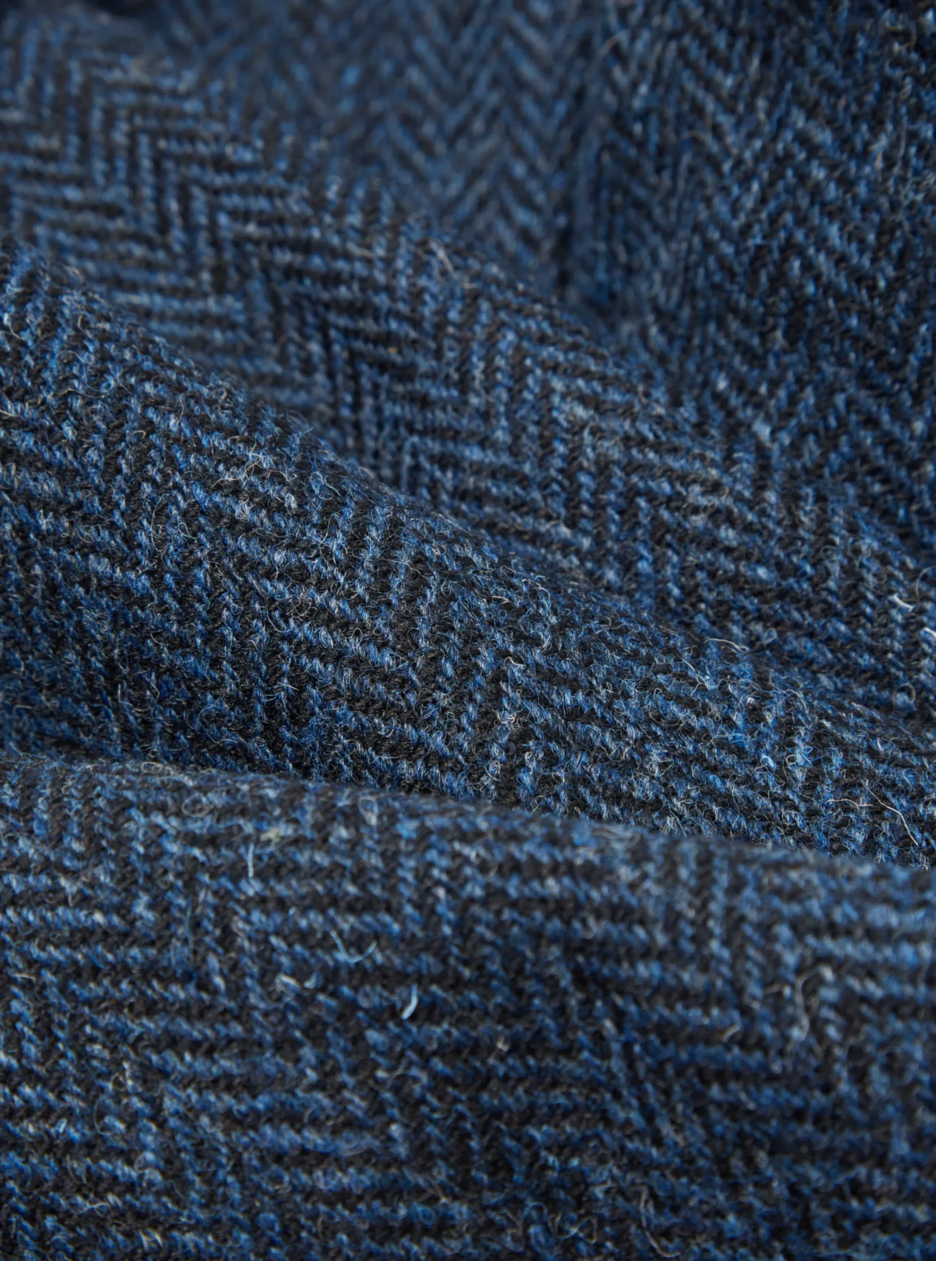 Clearance Bakers Jacket In Navy Herringbone Harris Tweed Men Coats & Outerwear.