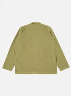 Discount Bakers Overshirt In Olive Fine Cord Men Overshirts.