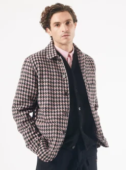 Store Bakers V3 Chore Jacket In Pink Cortina Tweed Men Coats & Outerwear.