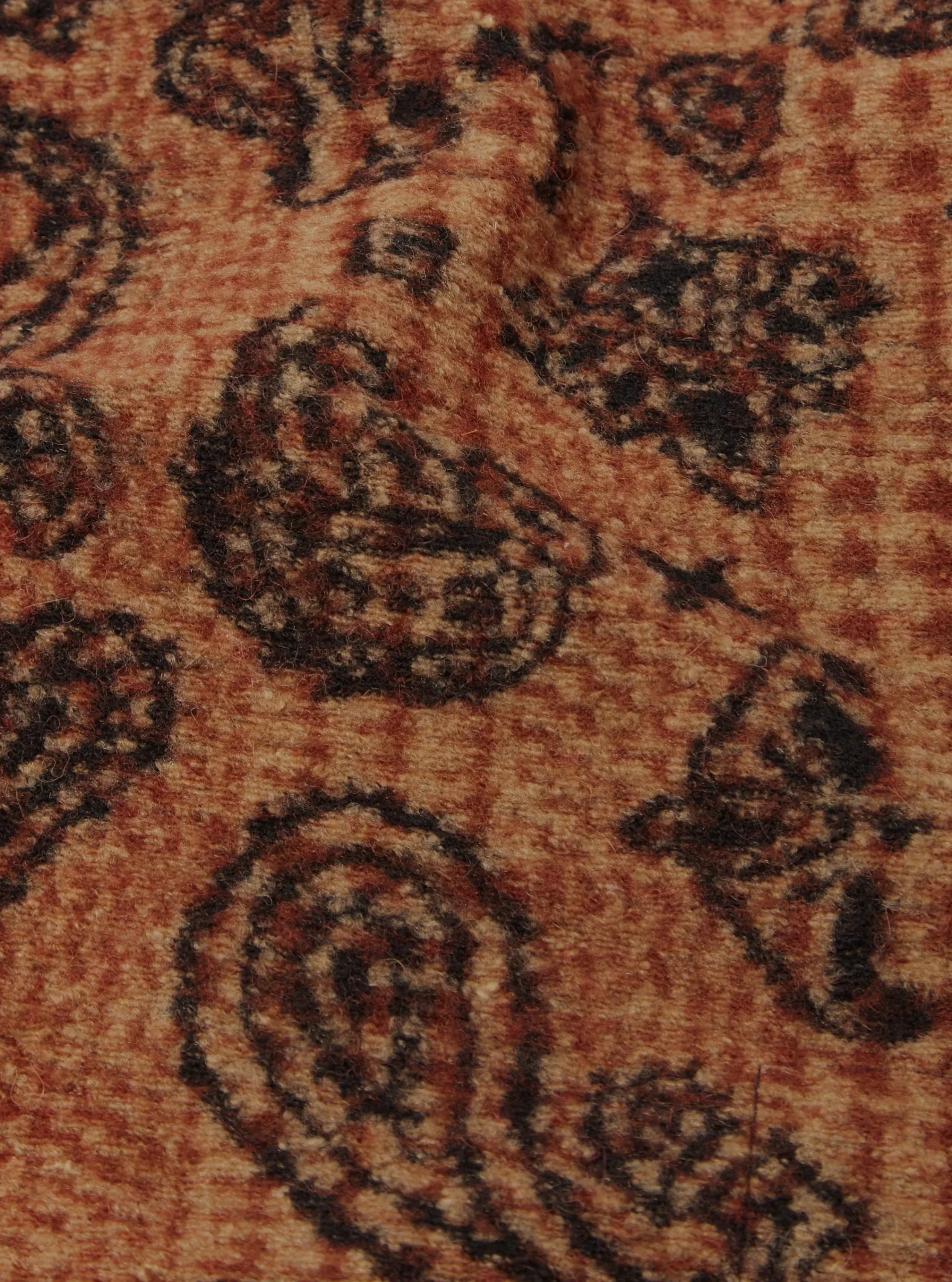 Clearance Beach Hoodie In Cinnamon Paisley Check Fleece Men Fleece.