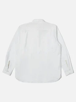 Cheap Bib Front Shirt In White Oxford/Cord Mix Men Shirts.