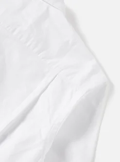Cheap Bib Front Shirt In White Oxford/Cord Mix Men Shirts.