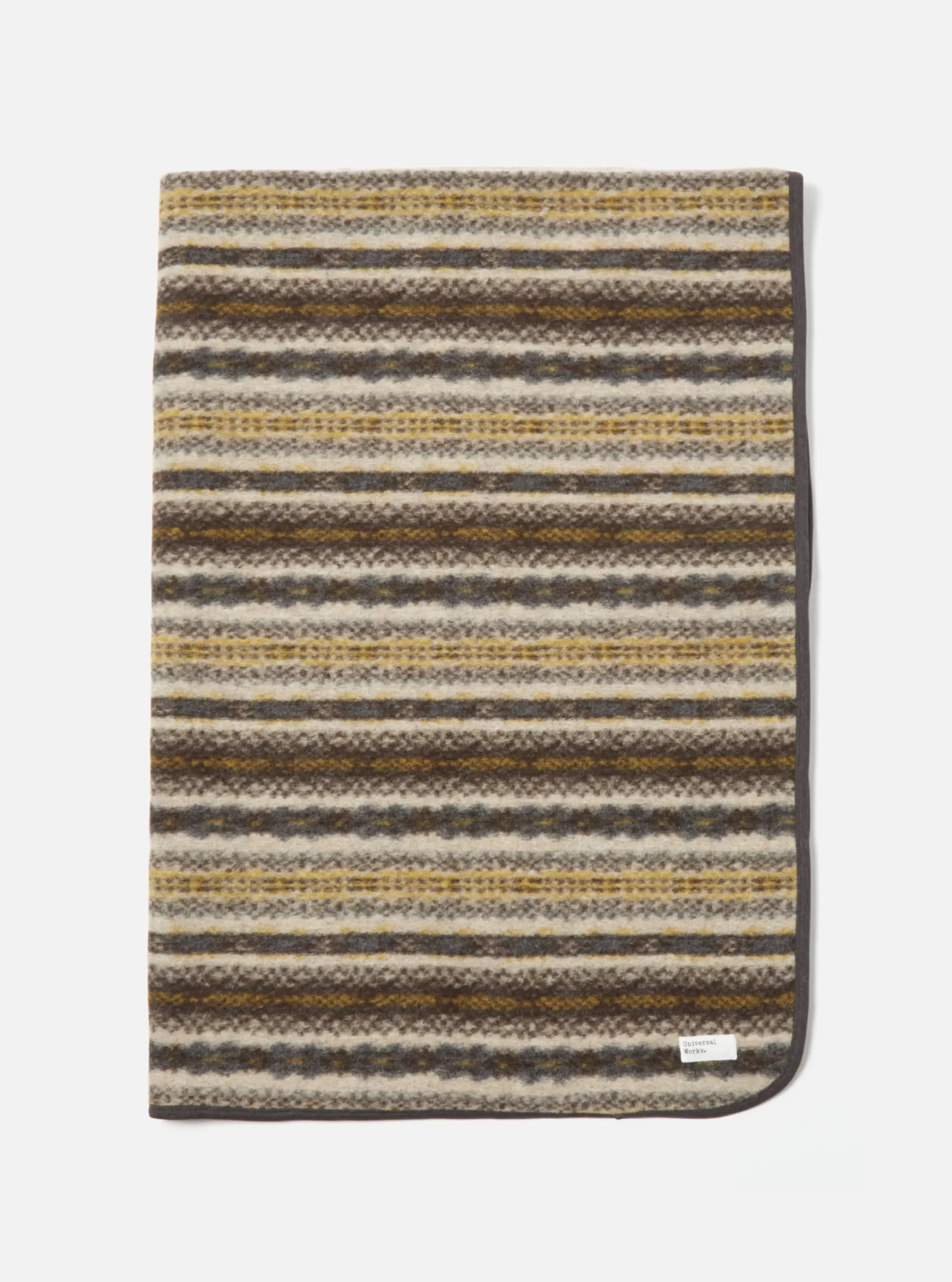 Hot Blanket In Fairisle Mix Wool Fleece Men Accessories.