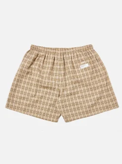 Cheap Boxer Short In Fawn Grid Check Men Underwear & Socks.