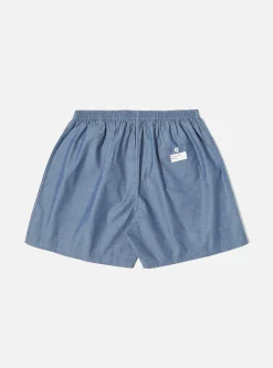 Best Boxer Short In Light Indigo Chambray Men Underwear & Socks.