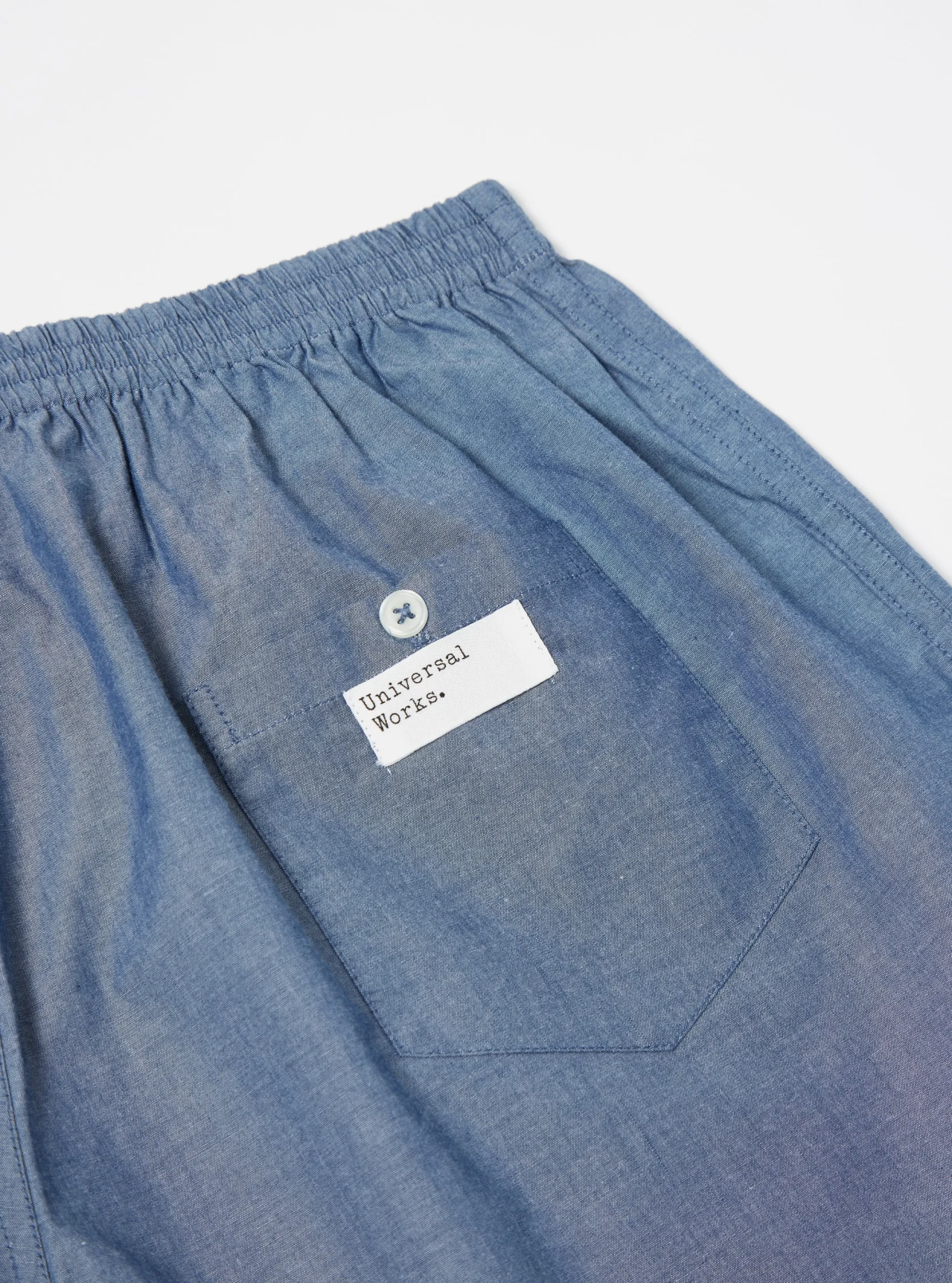 Best Boxer Short In Light Indigo Chambray Men Underwear & Socks.