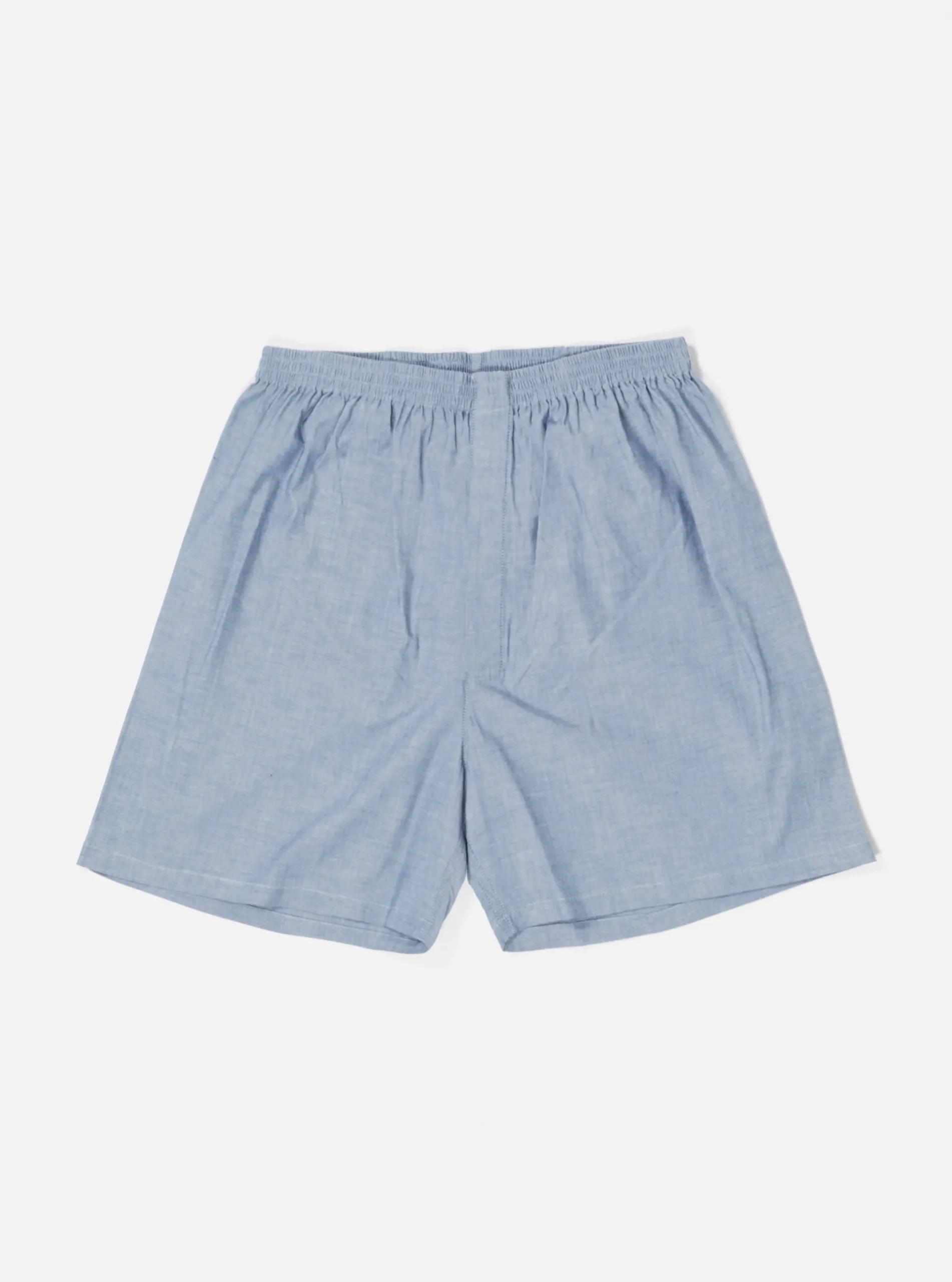 New Boxer Short In Chambray Cotton Men Underwear & Socks.