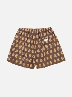Fashion Boxer Short In Light Brown Kalamkari Print Men Underwear & Socks.
