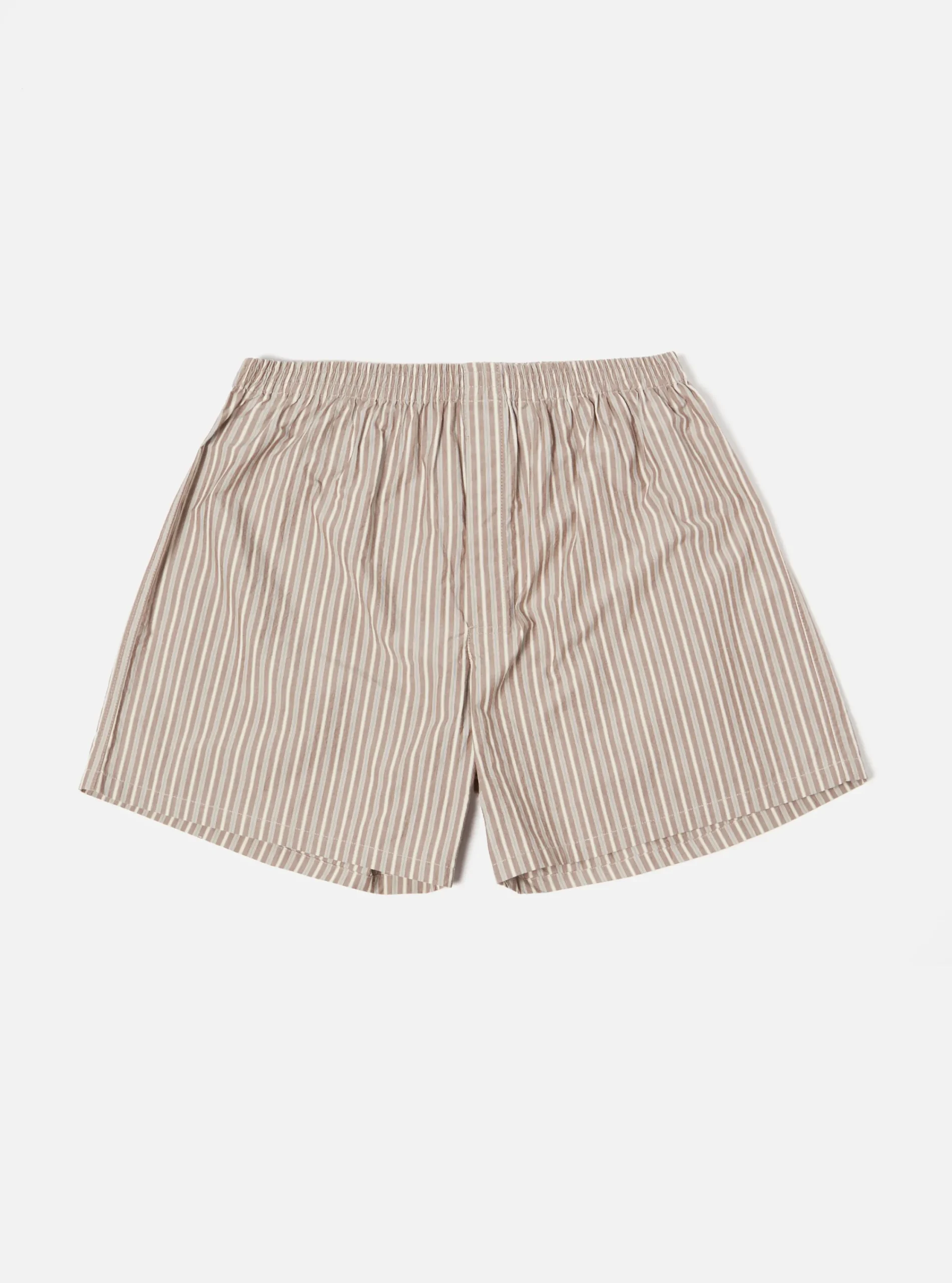 Best Boxer Short In Brown Shibuya Stripe Men Nightwear.