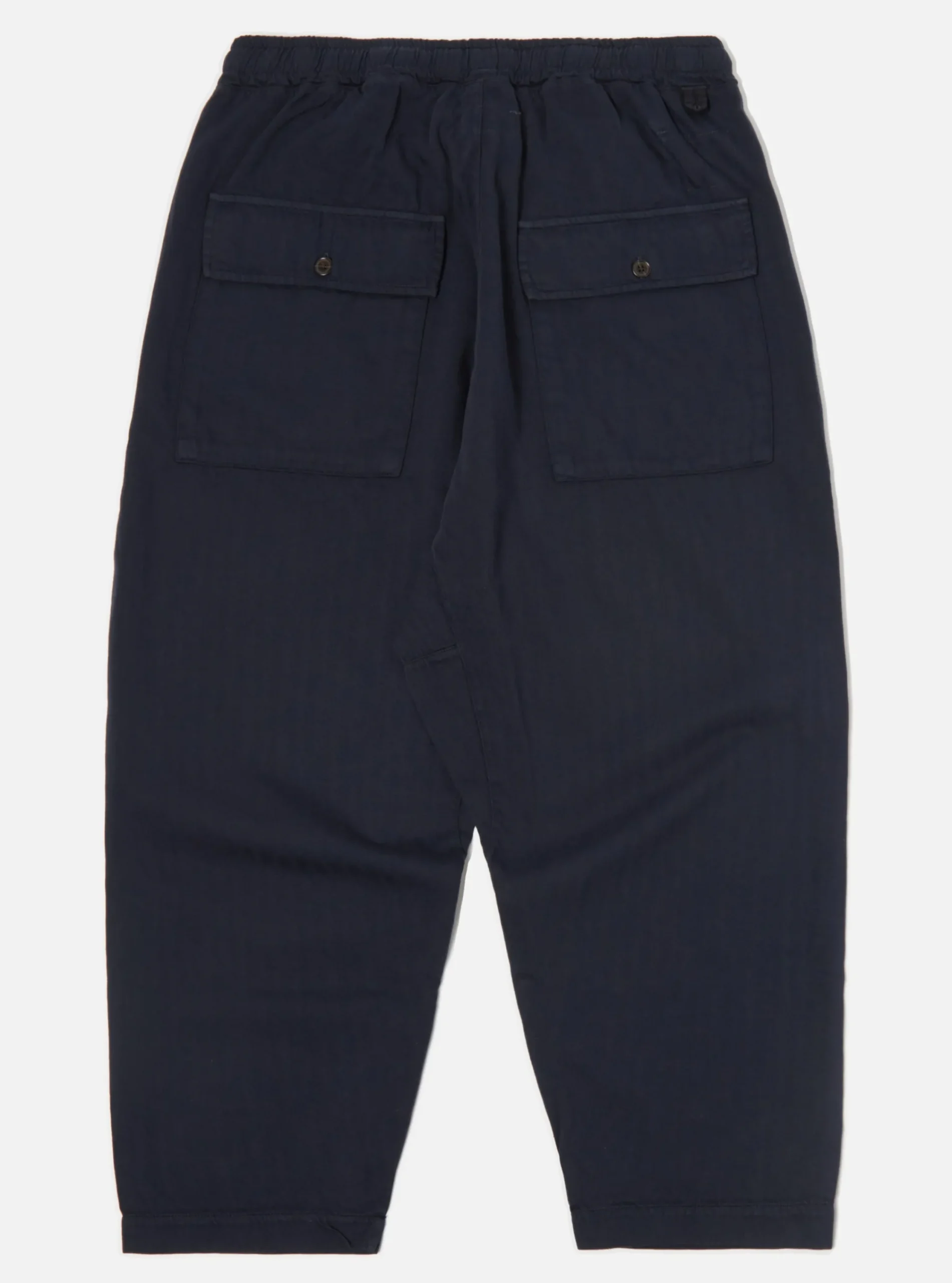 Best Braga Pant Ii In Navy Italian Herringbone Cotton Men Trousers.