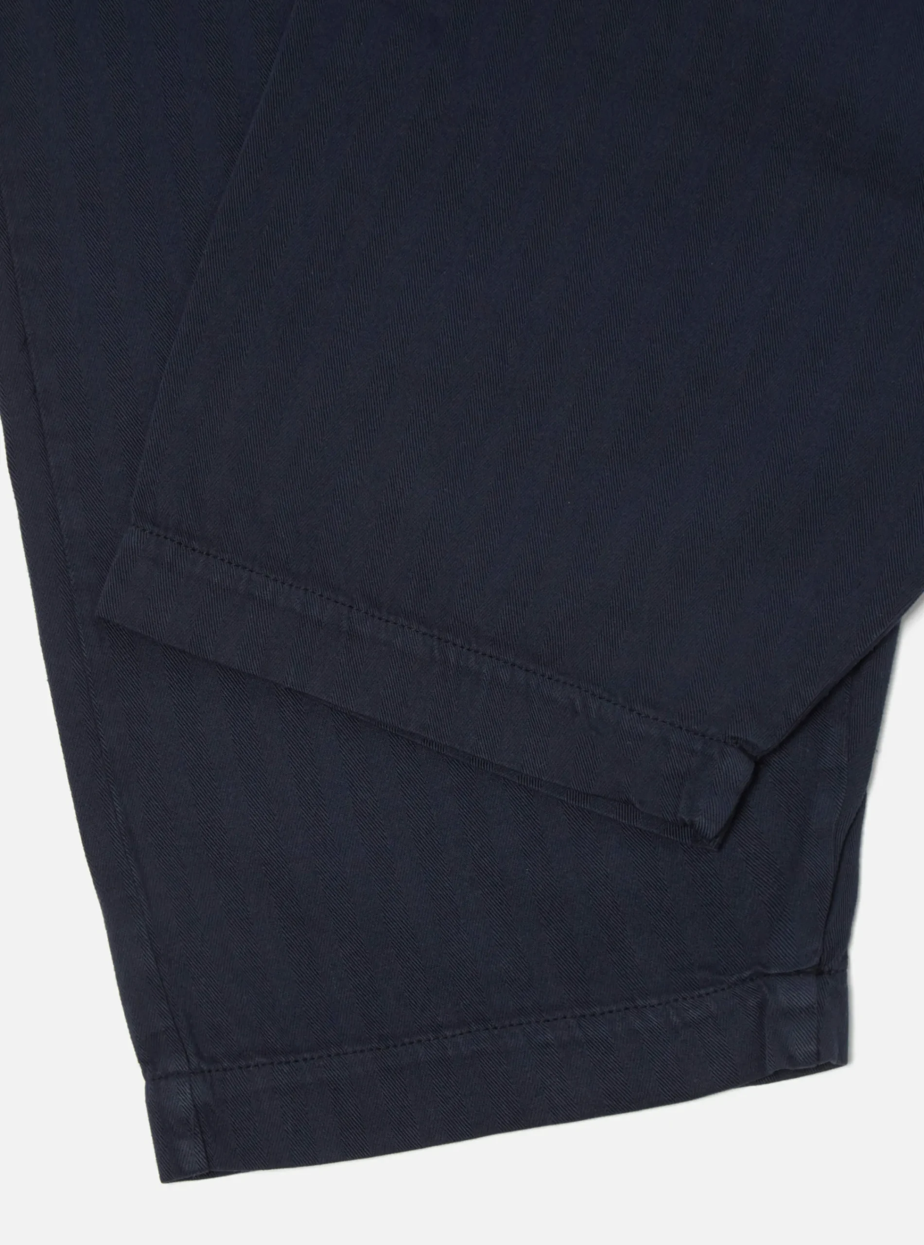 Best Braga Pant Ii In Navy Italian Herringbone Cotton Men Trousers.
