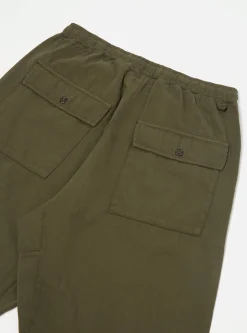Outlet Braga Pant Ii In Olive Italian Herringbone Cotton Men Trousers.