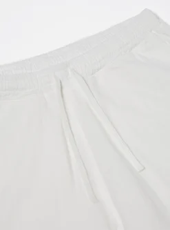 Shop Braga Pant In Ecru Italian Herringbone Cotton Men Trousers.