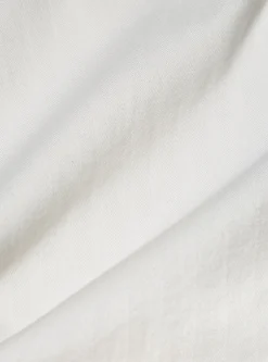 Shop Braga Pant In Ecru Italian Herringbone Cotton Men Trousers.