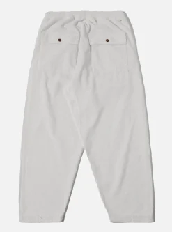 Clearance Braga Pant In Ecru 6 Wale Corduroy Men Trousers.