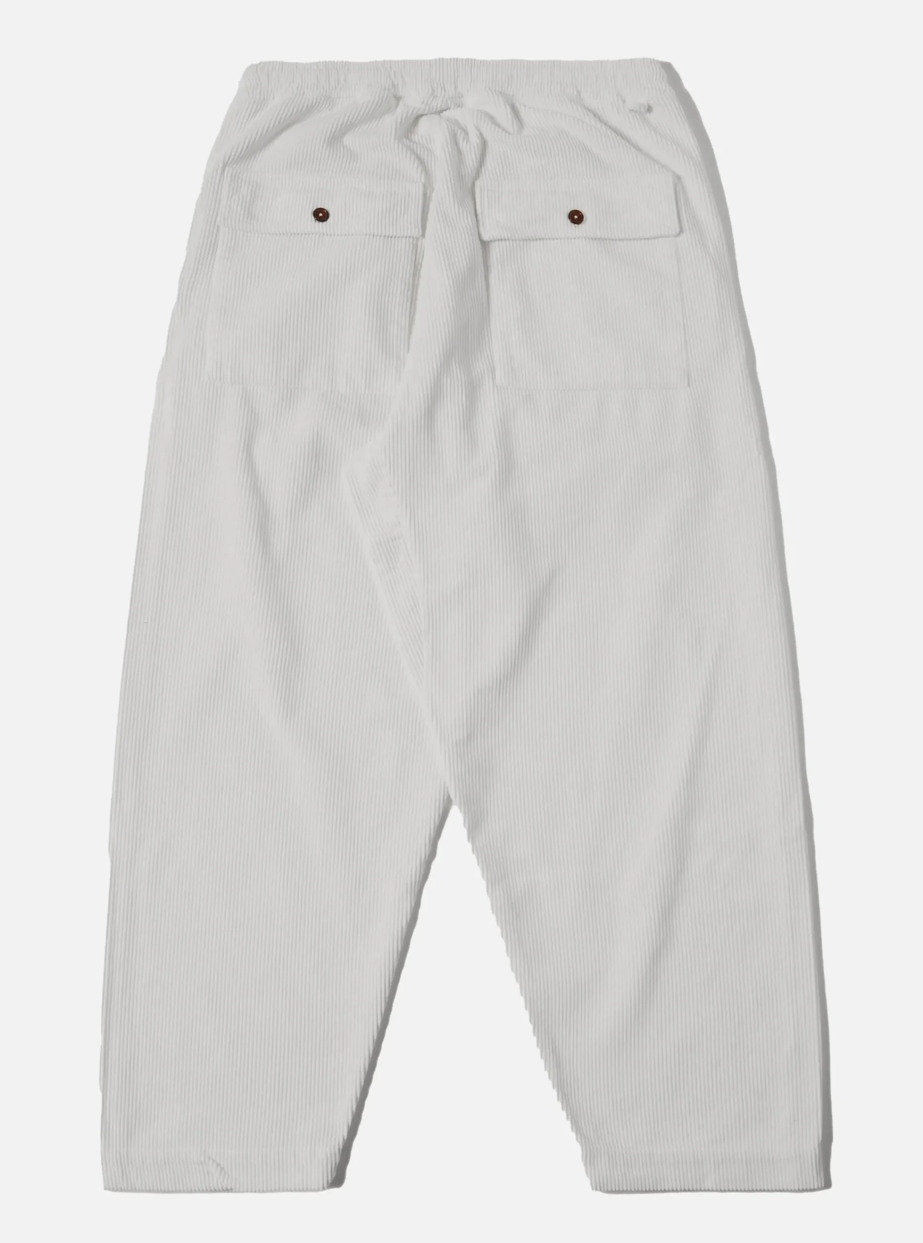 Clearance Braga Pant In Ecru 6 Wale Corduroy Men Trousers.