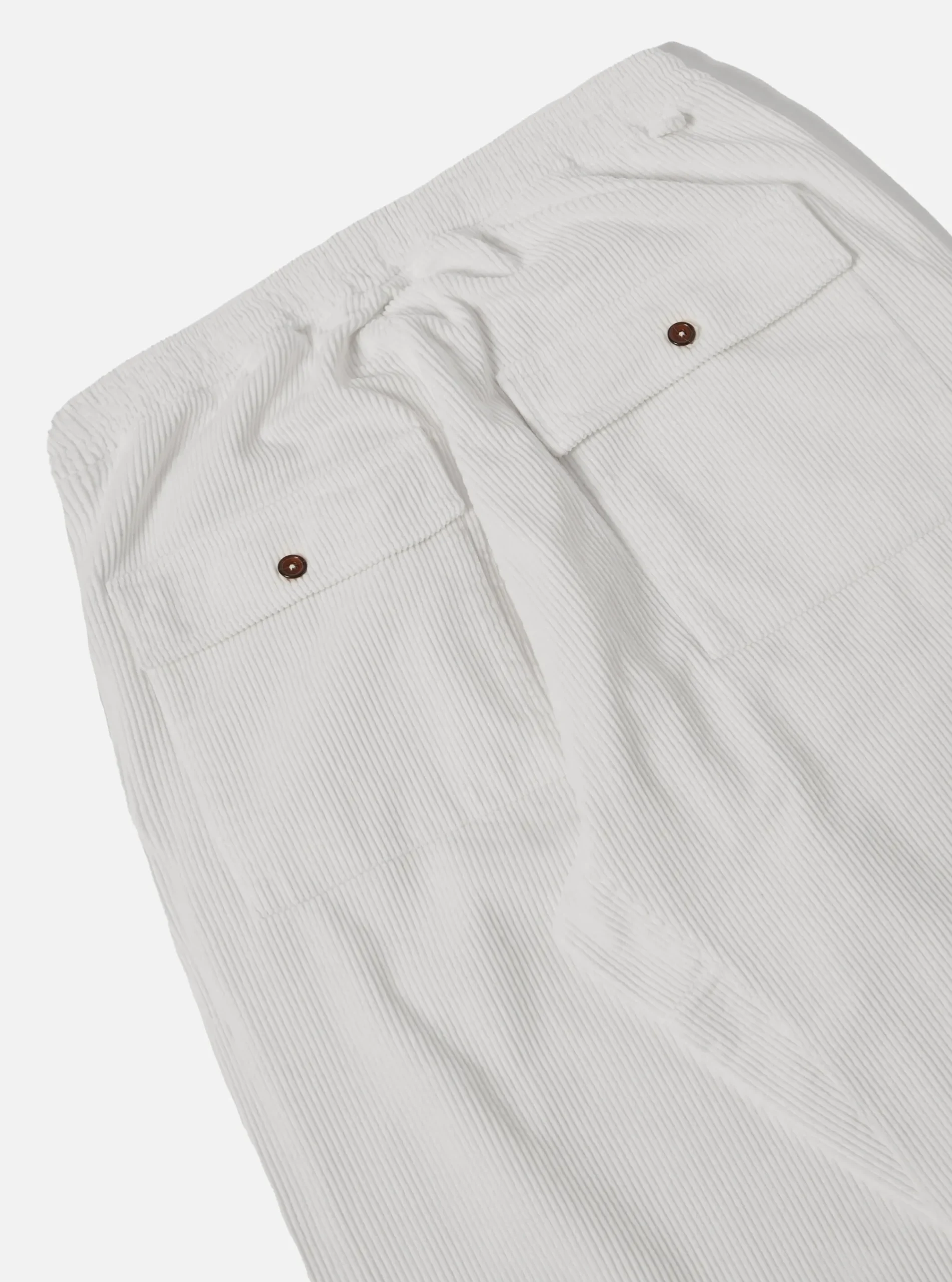 Clearance Braga Pant In Ecru 6 Wale Corduroy Men Trousers.