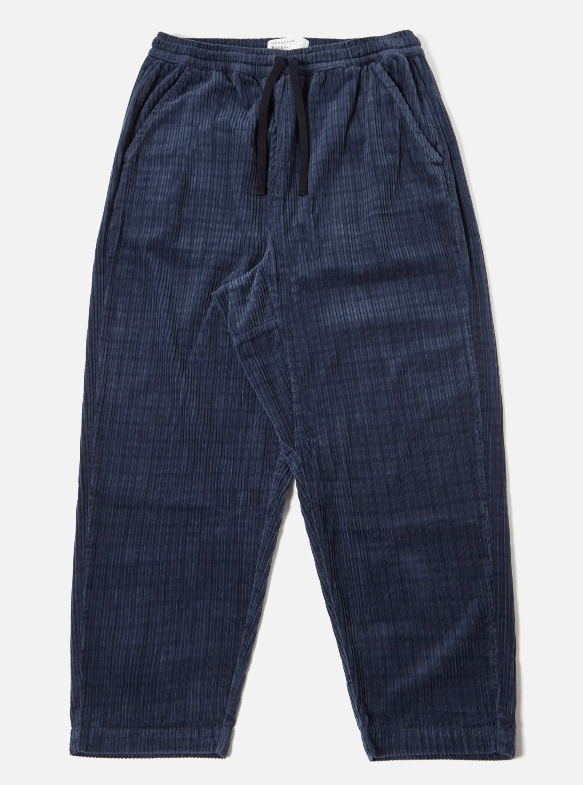 Fashion Braga Pant In Navy Houndstooth Cord Men Trousers.