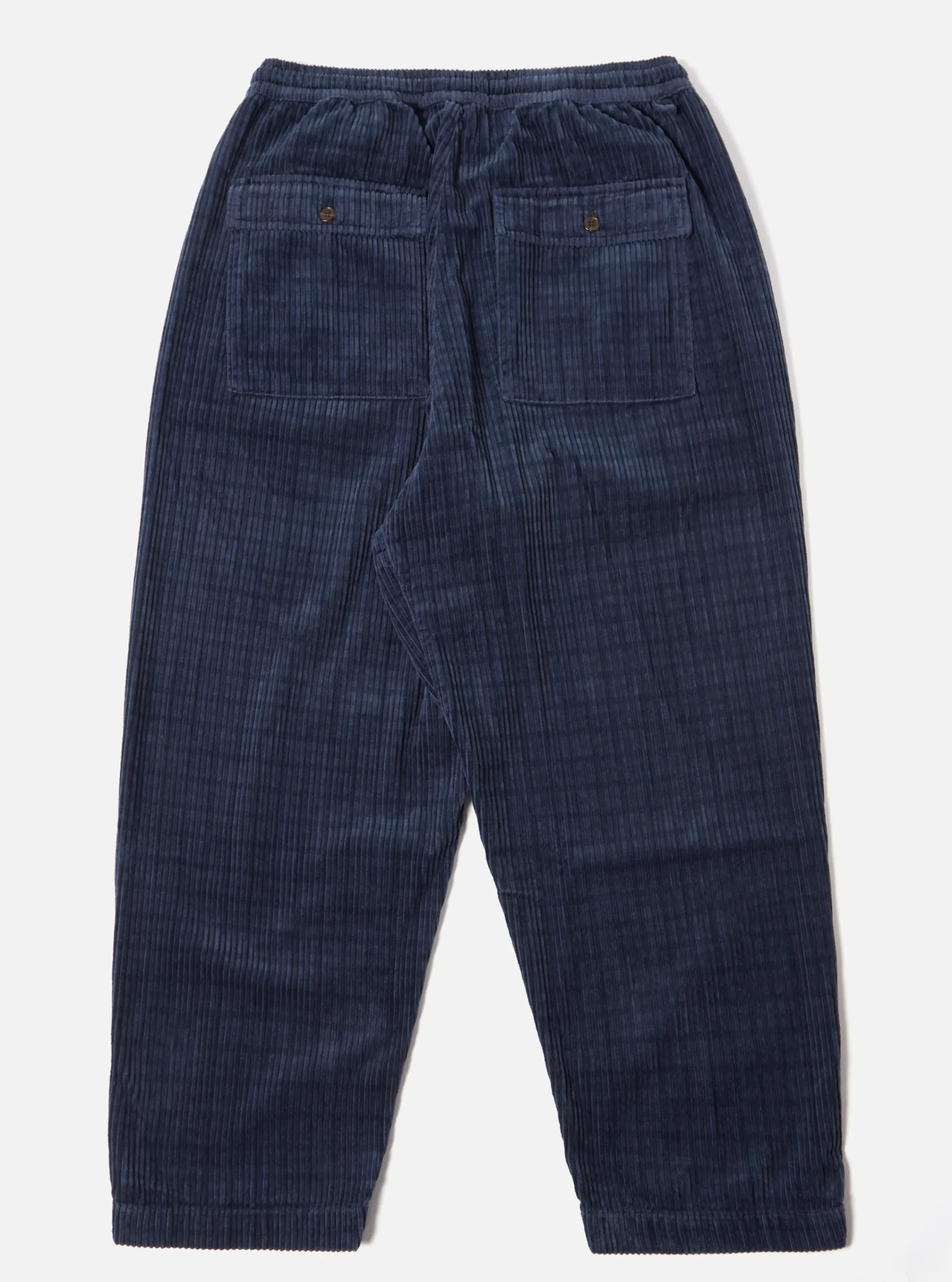 Fashion Braga Pant In Navy Houndstooth Cord Men Trousers.