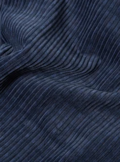 Fashion Braga Pant In Navy Houndstooth Cord Men Trousers.
