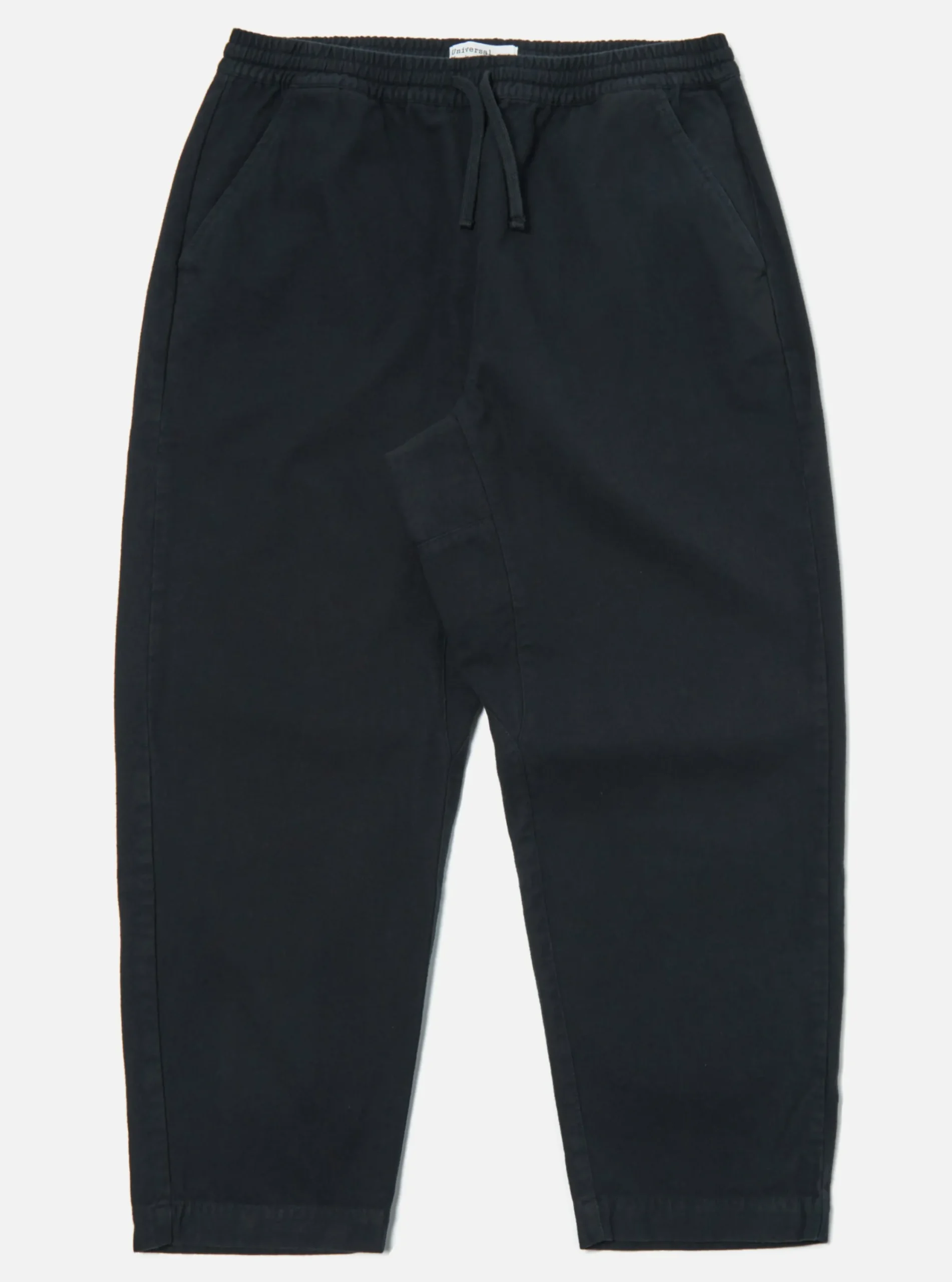New Braga Pant In Black Nebraska Cotton Men Suiting.