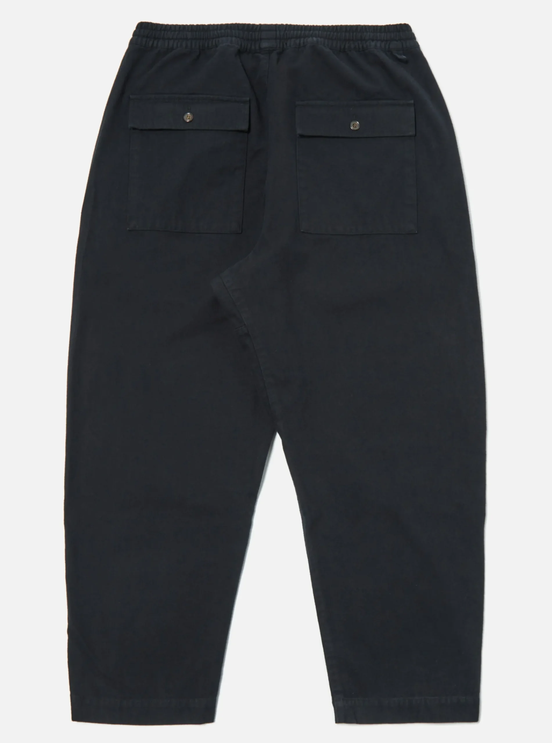 New Braga Pant In Black Nebraska Cotton Men Suiting.
