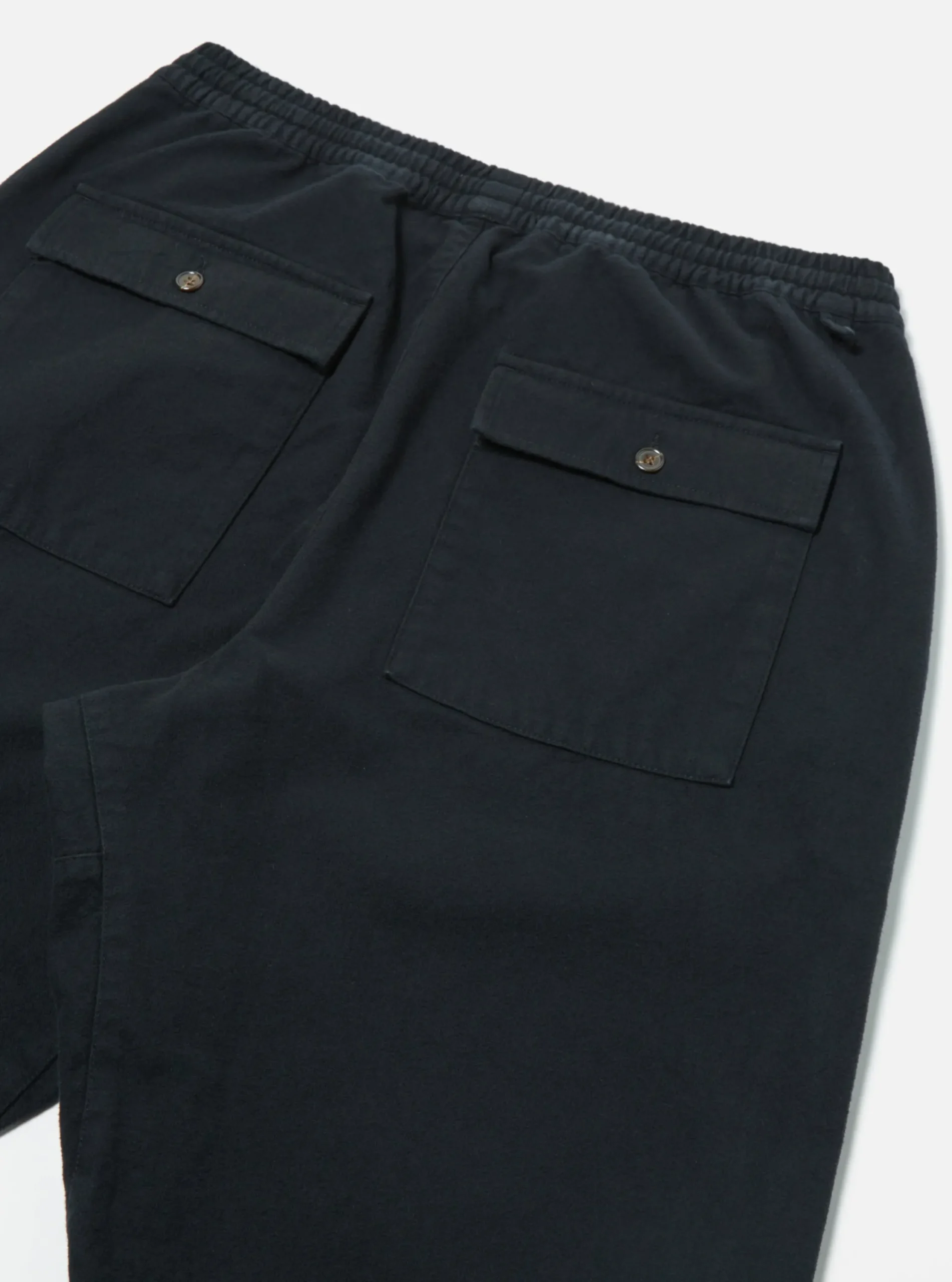 New Braga Pant In Black Nebraska Cotton Men Suiting.