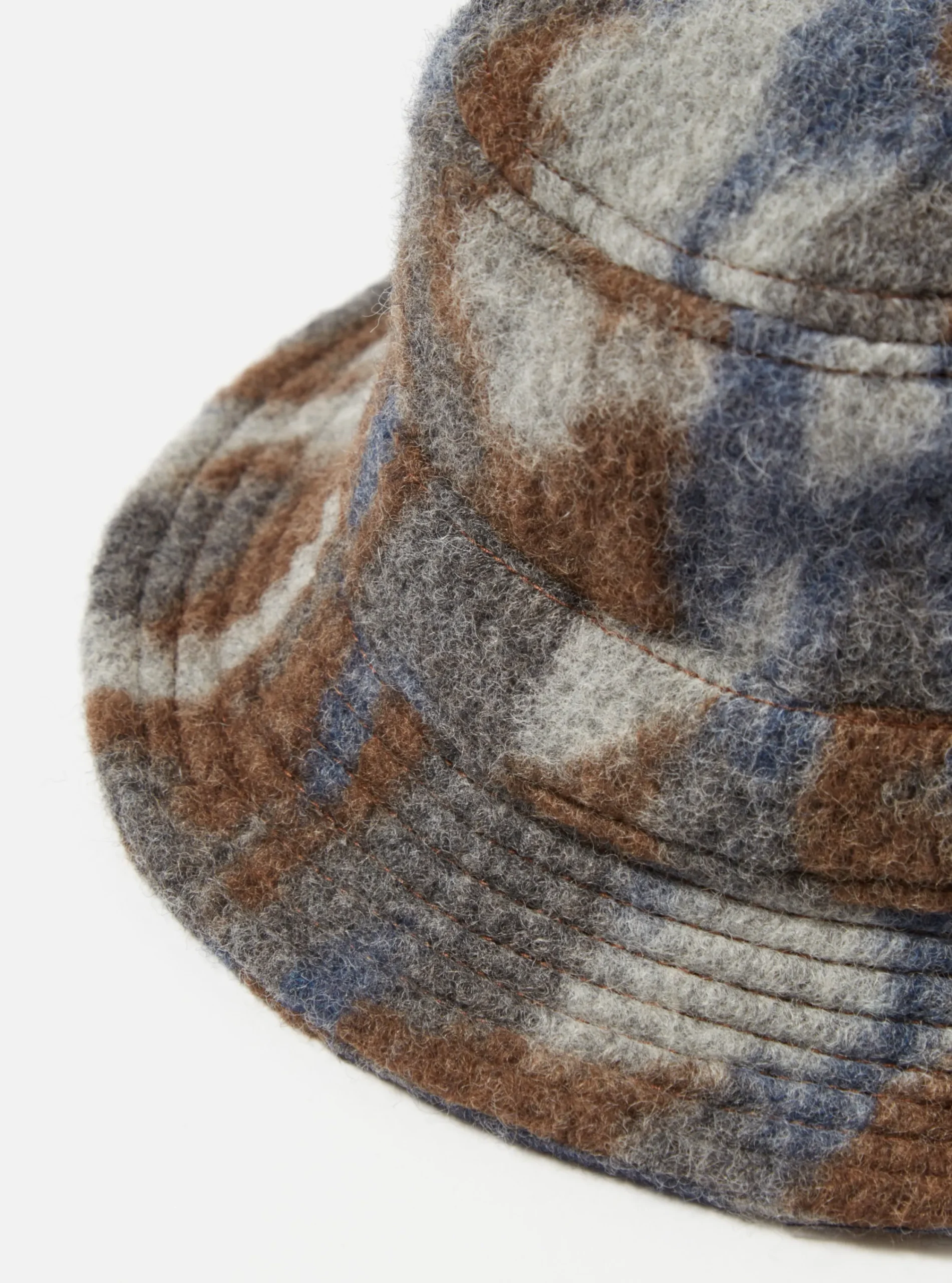 Flash Sale Bucket Hat In Grey Dwight Wool Fleece Men Accessories.