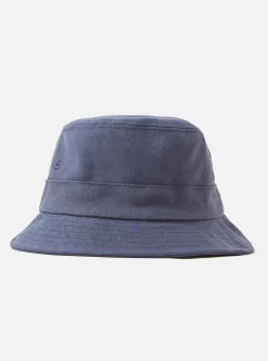 Clearance Bucket Hat In Navy Canvas Men Accessories.