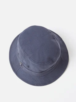 Clearance Bucket Hat In Navy Canvas Men Accessories.