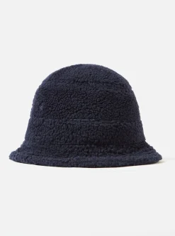 Sale Bucket Hat In Navy Mountain Fleece Men Accessories.