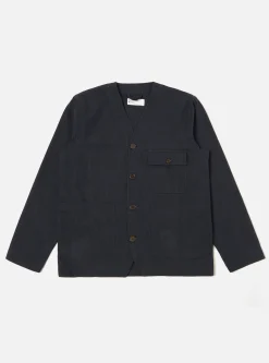 Clearance Cabin Jacket In Navy Kyo Cotton Men Jackets.