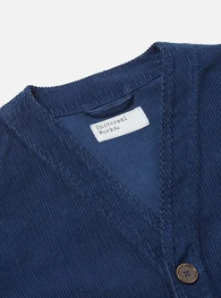 Store Cabin Jacket In Indigo Corduroy/Soft Twill Men Jackets.