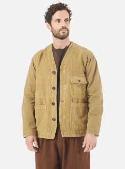 Outlet Cabin Jacket In Sand Corduroy/Soft Twill Men Jackets.