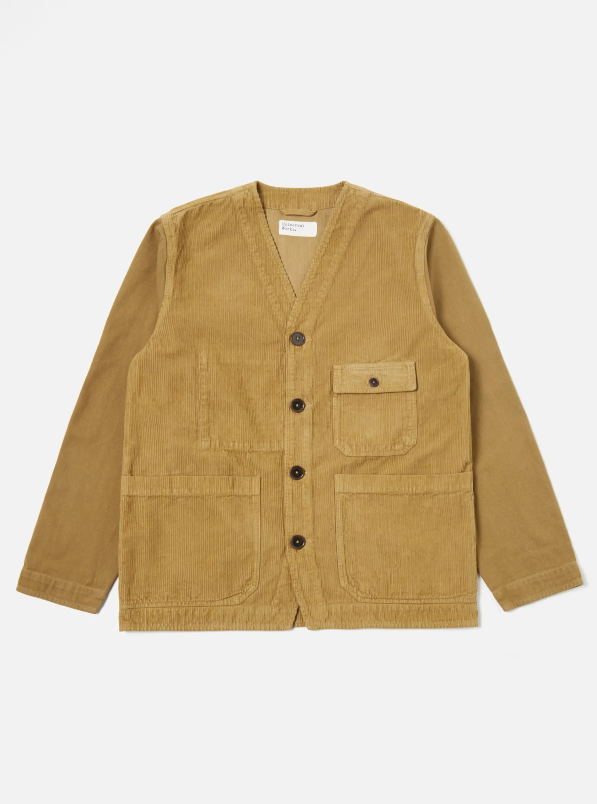 Outlet Cabin Jacket In Sand Corduroy/Soft Twill Men Jackets.